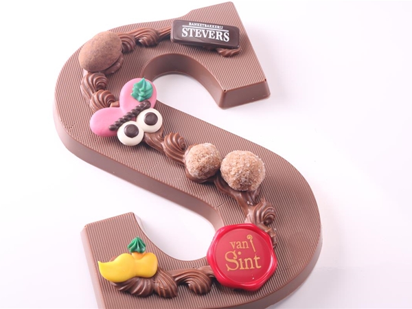 Chocoladeletter massief melk 200 gr.