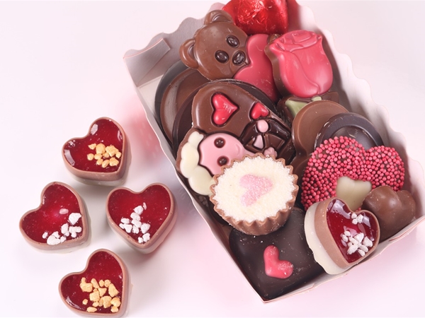 Pakje liefdes chocolade