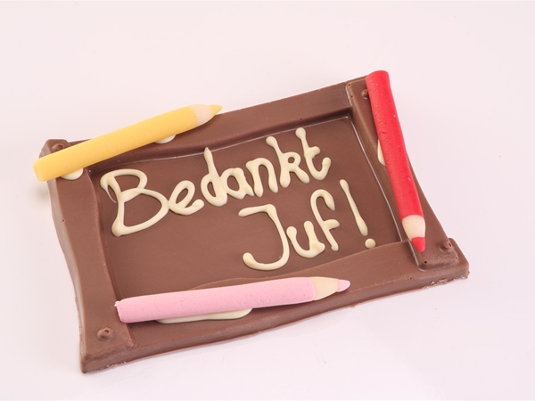 Bedankt Juf choco lijstje