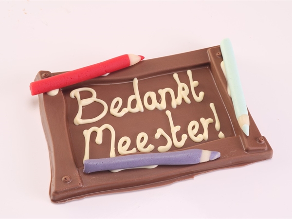 Bedankt Meester choco lijstje